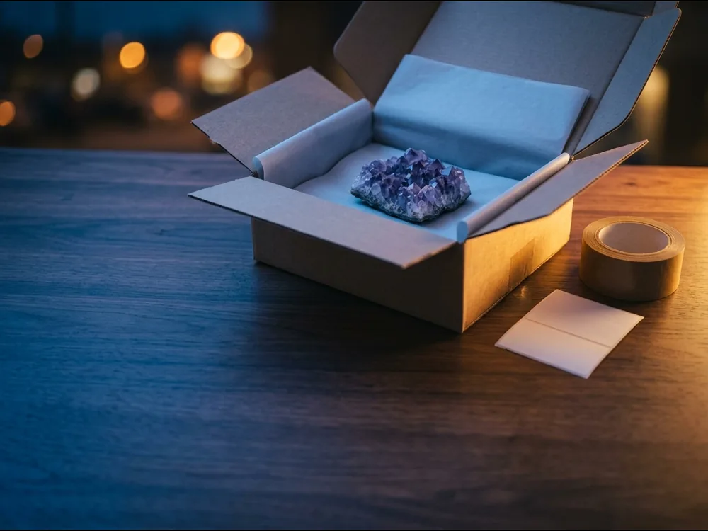 Online store order packed for shipping — e-commerce development in New Jersey