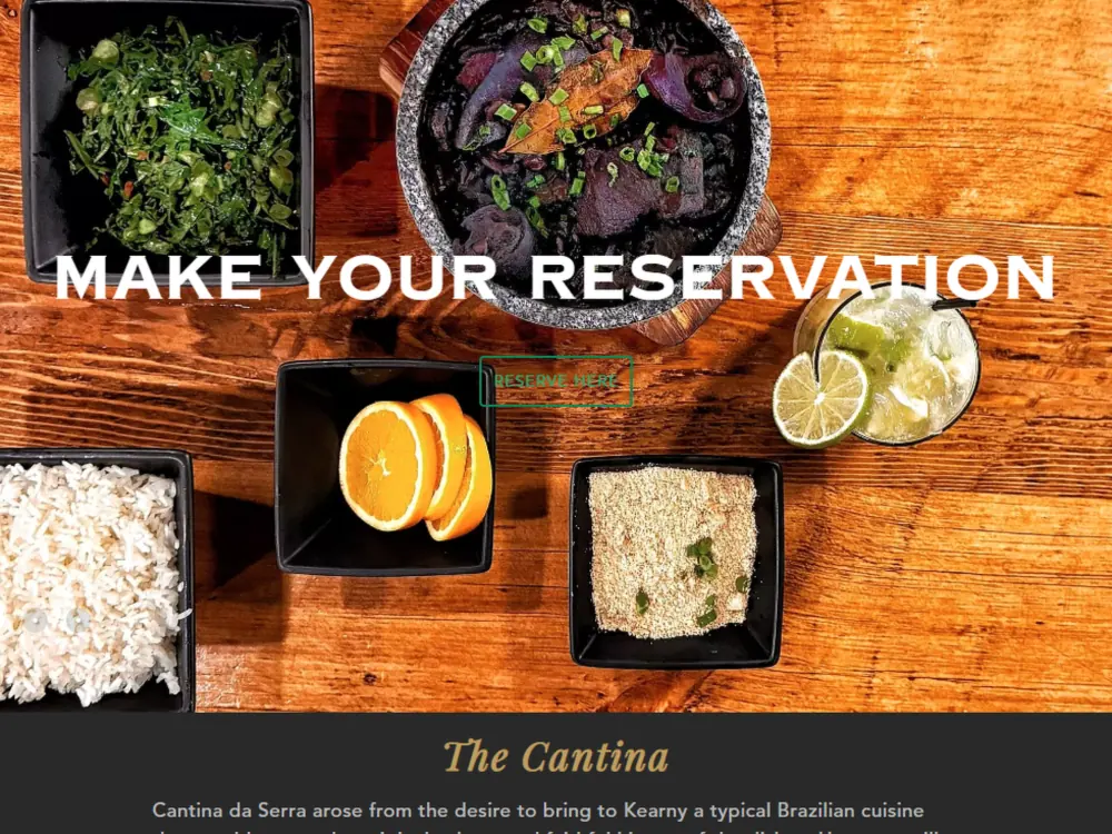 Cantina da Serra website by Lazzuli Tech